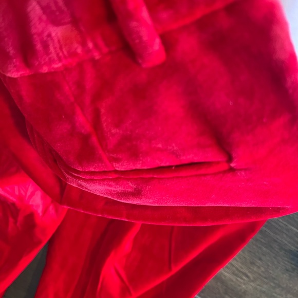 Theory Red Straight Leg Pants - Picture 3 of 7